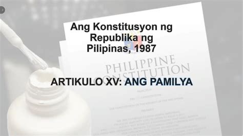 article 15 philippine constitution|Article 15 Philippine Constitution 1987: The Family.